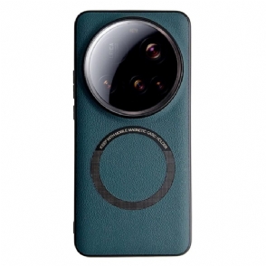 Hoesje Xiaomi 15 Ultra Compatibel Met Magsafe Leerlook