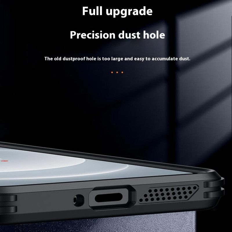 Hoesje Xiaomi 15 Ultra Glazen Afdekking En Standaard Bescherming Hoesje