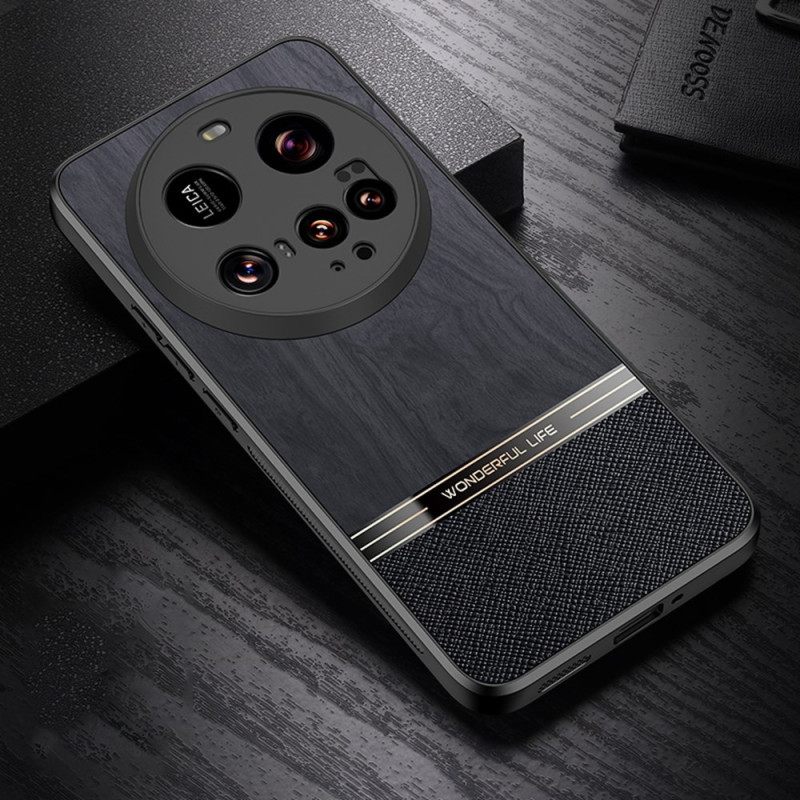 Hoesje Xiaomi 15 Ultra Houtstructuur