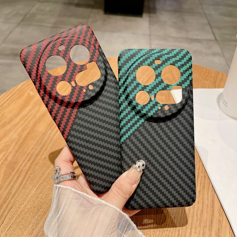 Hoesje Xiaomi 15 Ultra Koolstofvezeltextuur