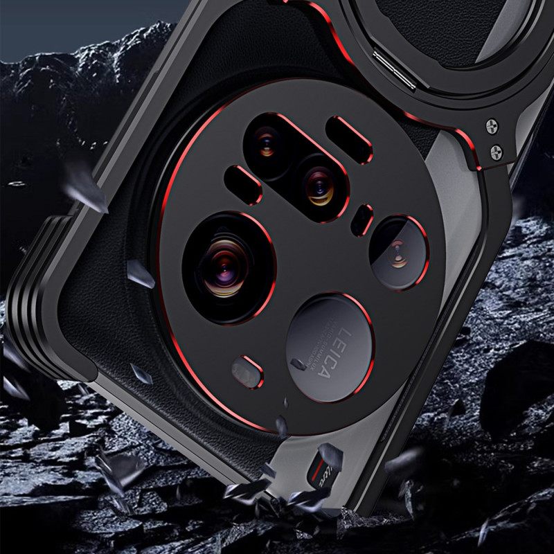 Hoesje Xiaomi 15 Ultra Magnetische Standaard En Bumper Bescherming Hoesje