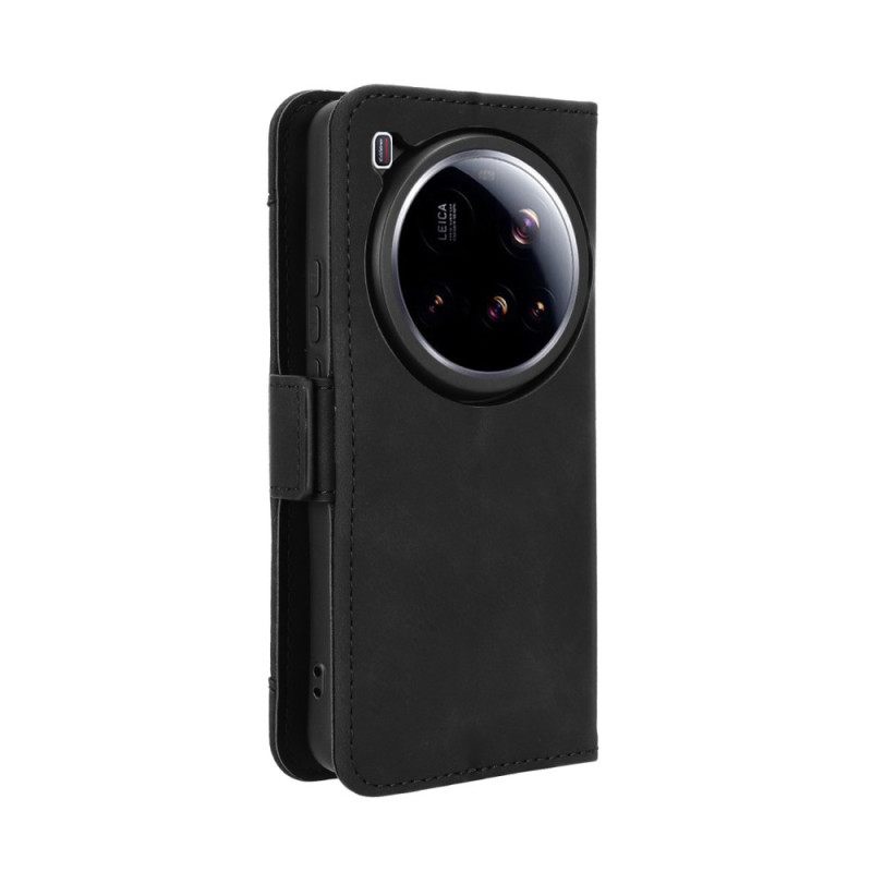 Leren Hoesje Voor Xiaomi 15 Ultra Meerdere Kaarthouders