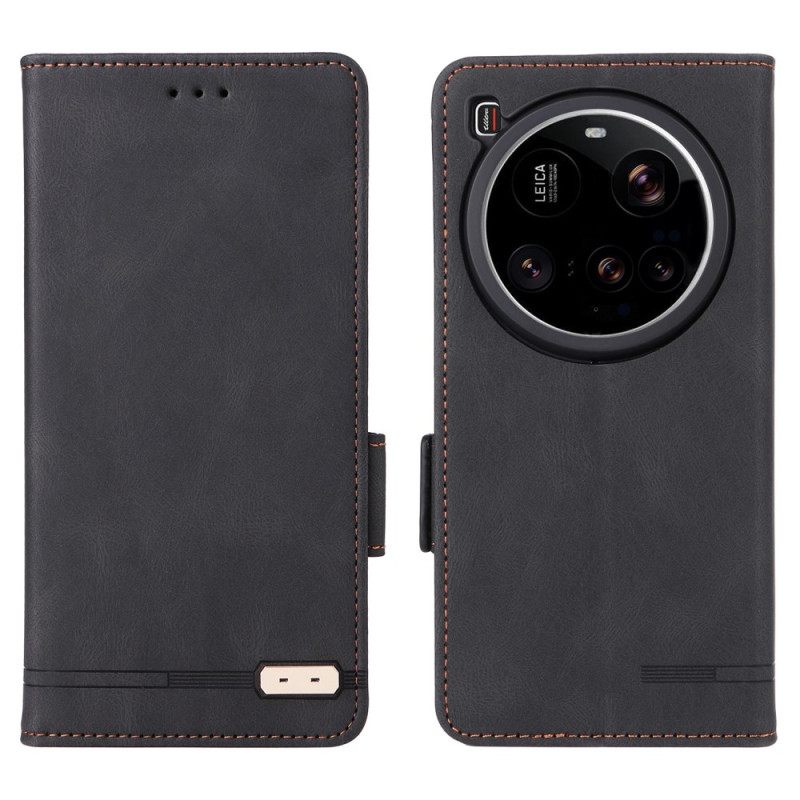 Leren Hoesje Voor Xiaomi 15 Ultra Retro Design