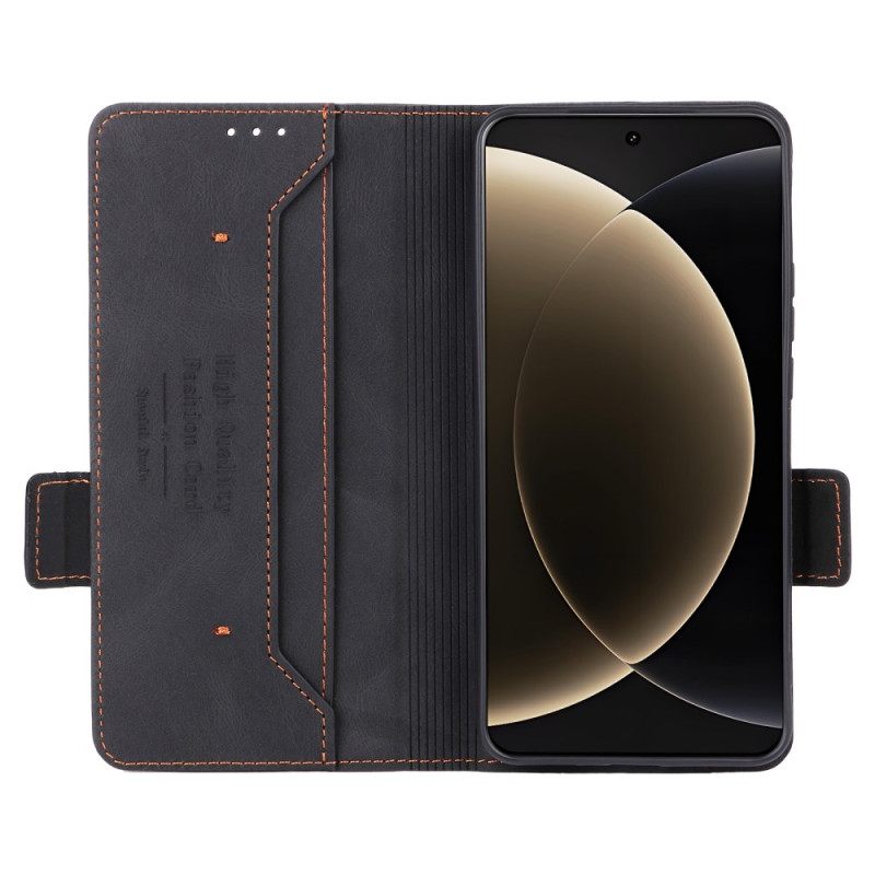 Leren Hoesje Voor Xiaomi 15 Ultra Retro Design