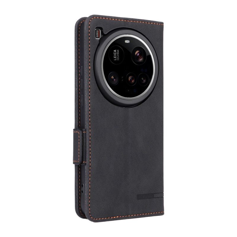 Leren Hoesje Voor Xiaomi 15 Ultra Retro Design