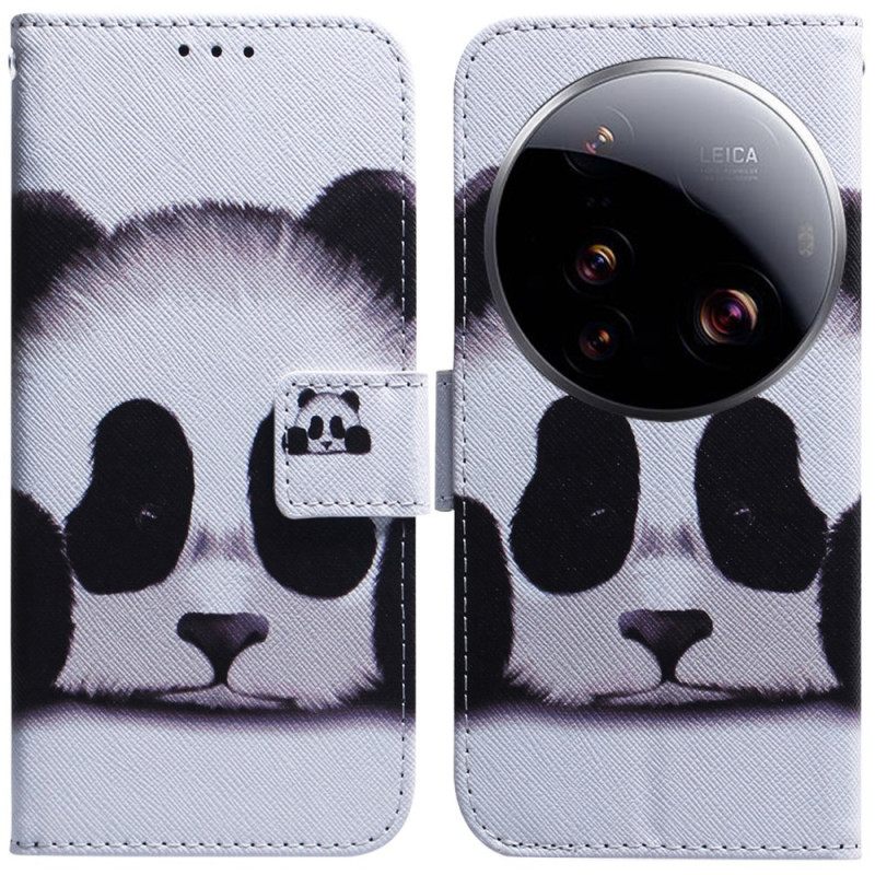 Leren Hoesje Xiaomi 15 Ultra Panda Bescherming Hoesje