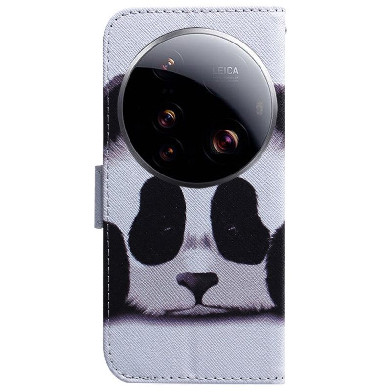 Leren Hoesje Xiaomi 15 Ultra Panda Bescherming Hoesje