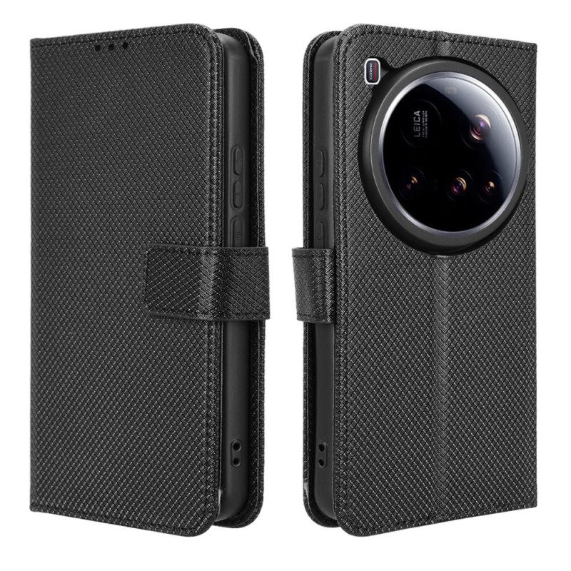 Leren Hoesje Xiaomi 15 Ultra Stiksels Van De Band