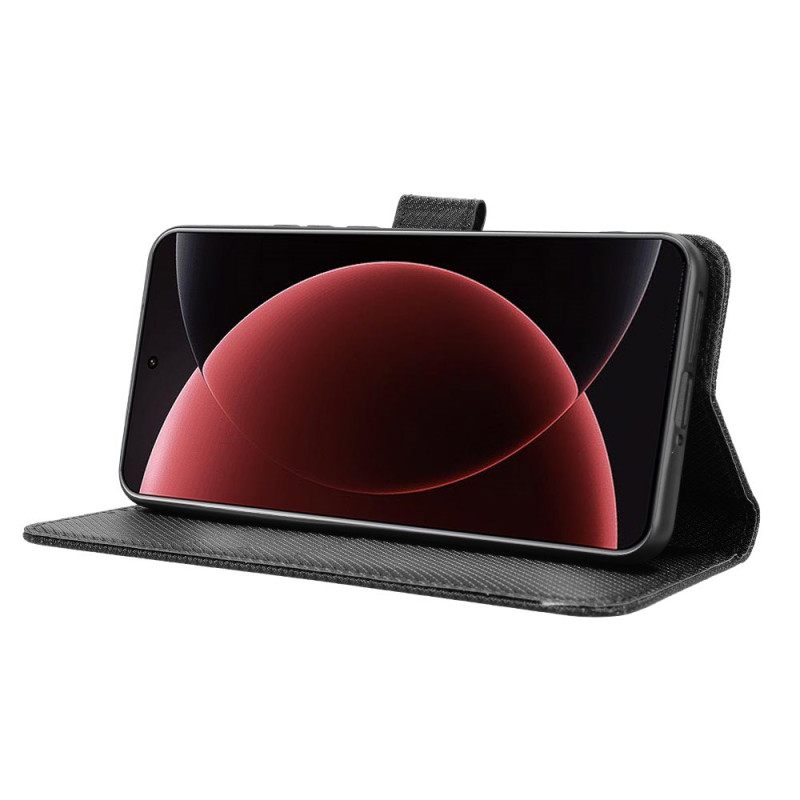 Leren Hoesje Xiaomi 15 Ultra Stiksels Van De Band