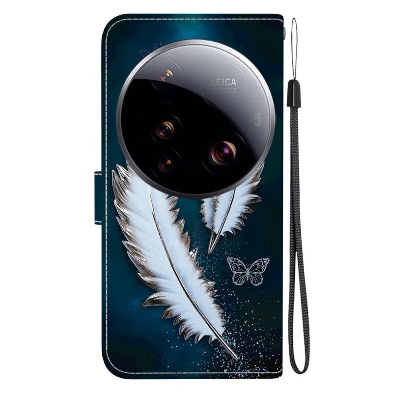 Leren Hoesje Xiaomi 15 Ultra Veer Bescherming Hoesje
