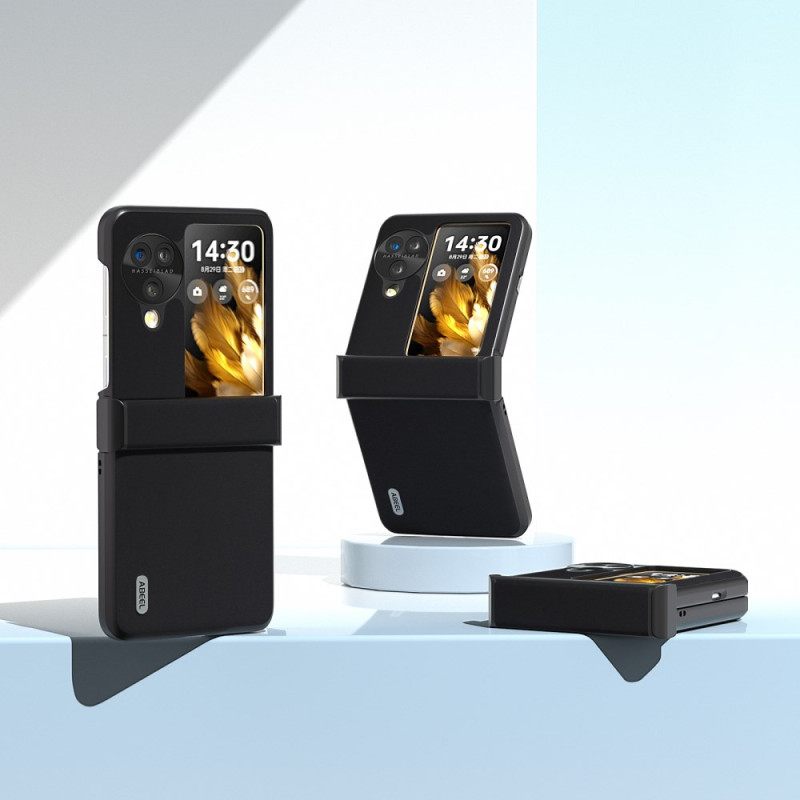 Hoesje Oppo Find N3 Flip Echt Abeel-leer