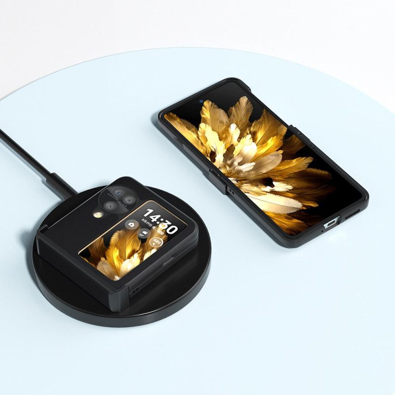 Hoesje Oppo Find N3 Flip Echt Abeel-leer