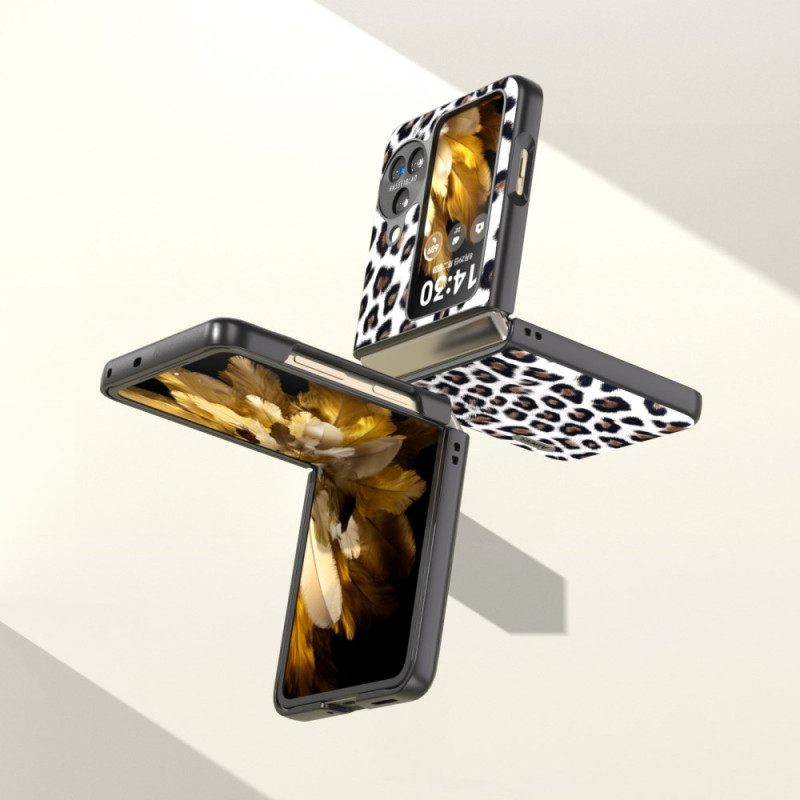Hoesje Oppo Find N3 Flip Luipaardpatroon Abeel