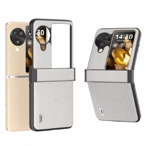 Hoesje Voor Oppo Find N3 Flip Getextureerd Leer Abeel