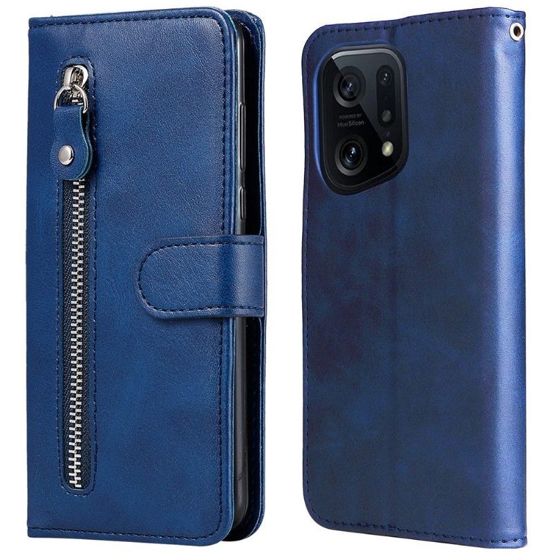 Flip Case voor Oppo Find X5 Pro Portemonnee Leren Elena Portemonnee
