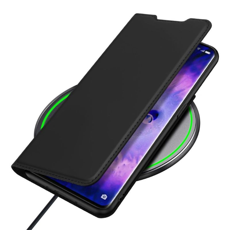 Folio-hoesje voor Oppo Find X5 Pro Zakelijk Satijneffect