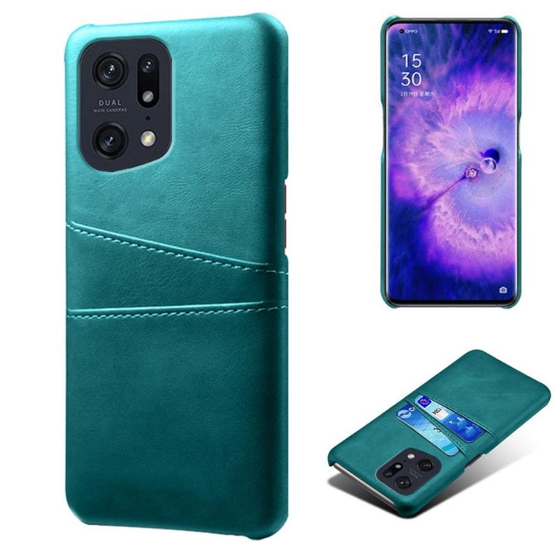 Hoesje voor Oppo Find X5 Pro Anti-fall Kaarthouder Melodie