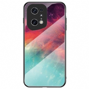 Hoesje voor Oppo Find X5 Pro Glazen Achternevel