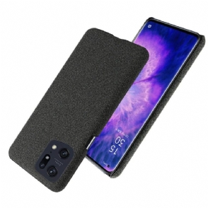 Hoesje voor Oppo Find X5 Pro Stoffen Bekleding