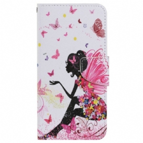 Folio-hoesje voor iPhone 15 Met Ketting Fee Met Riem