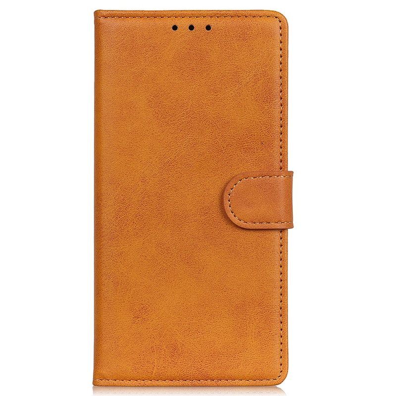 Leren Hoesje voor iPhone 15 Mat Kunstleer