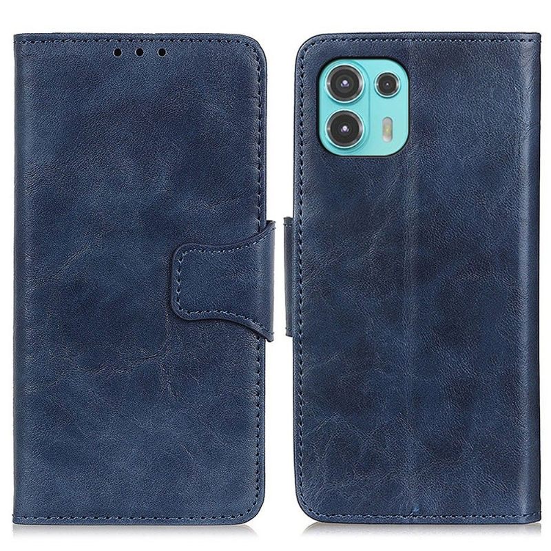 Cover voor Motorola Edge 20 Lite Edouard Kunstleer