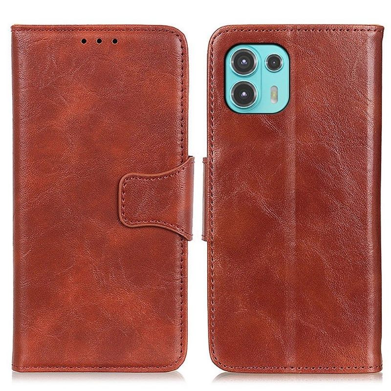 Cover voor Motorola Edge 20 Lite Edouard Kunstleer