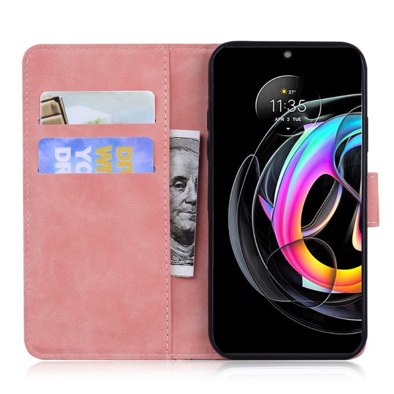 Flip Case voor Motorola Edge 20 Lite Roman Soft Touch