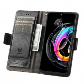 Folio-hoesje voor Motorola Edge 20 Lite Anti-fall Zakelijk Omdraaien