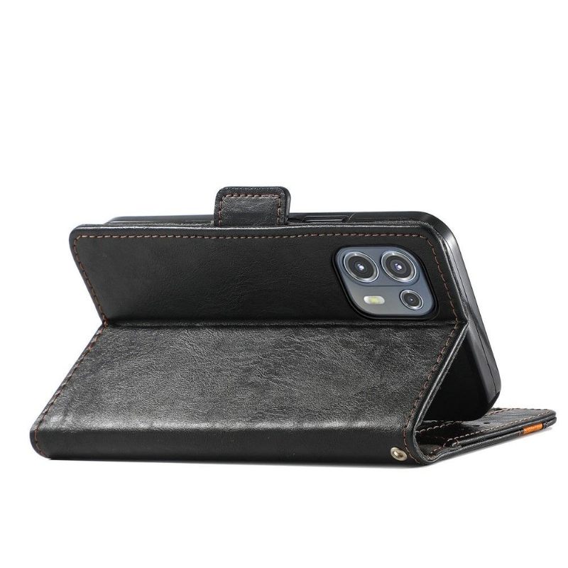 Folio-hoesje voor Motorola Edge 20 Lite Anti-fall Zakelijk Omdraaien