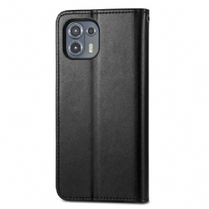 Folio-hoesje voor Motorola Edge 20 Lite Indila Kunstleren Kaarthouder