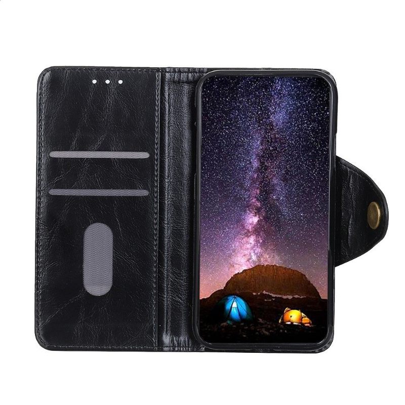 Folio-hoesje voor Motorola Edge 20 Lite Khazneh-ontwerp Essentieel