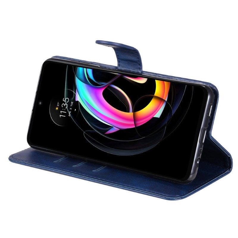 Folio-hoesje voor Motorola Edge 20 Lite Portemonnee Leren Elena Portemonnee