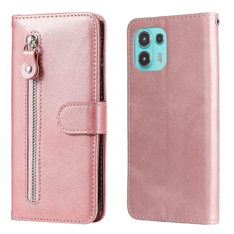 Folio-hoesje voor Motorola Edge 20 Lite Portemonnee Leren Elena Portemonnee