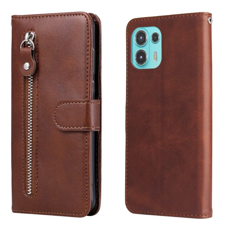 Folio-hoesje voor Motorola Edge 20 Lite Portemonnee Leren Elena Portemonnee