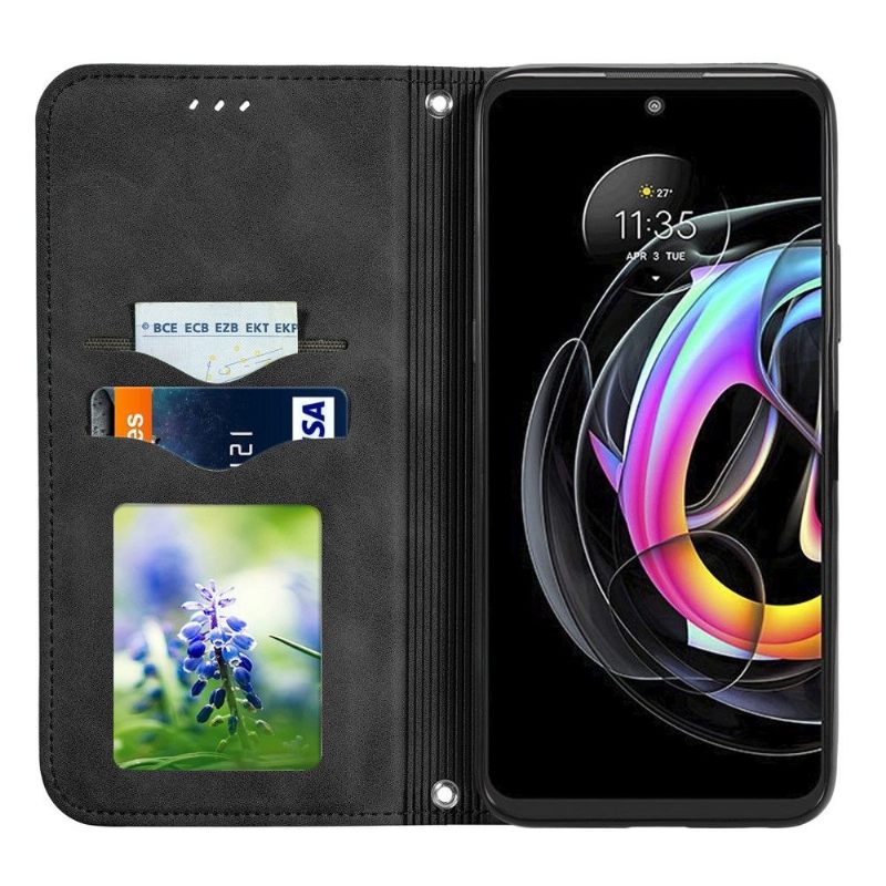 Folio-hoesje voor Motorola Edge 20 Lite Zakelijk Retro