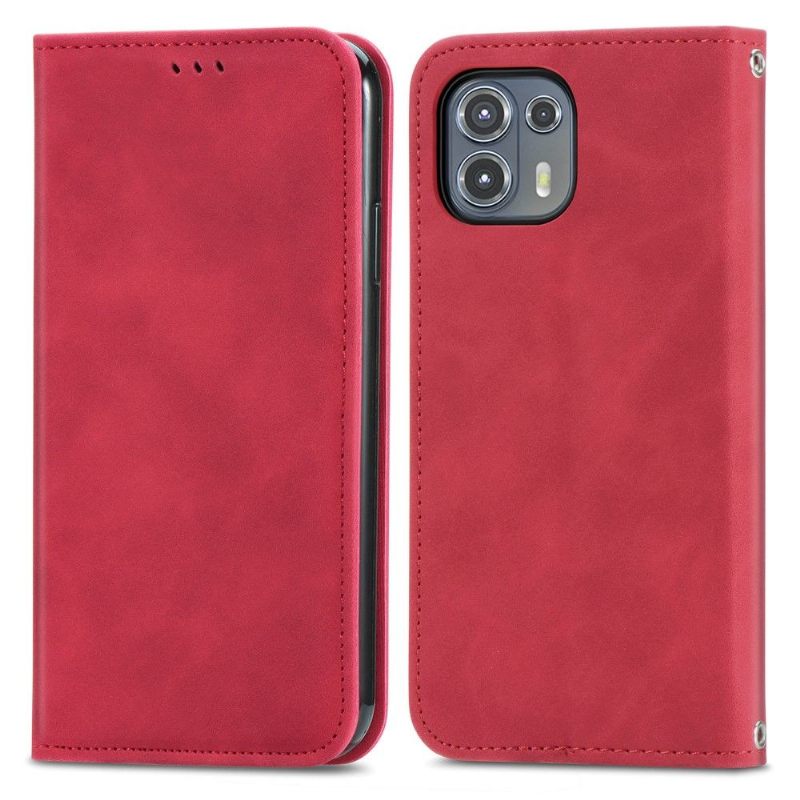 Folio-hoesje voor Motorola Edge 20 Lite Zakelijk Retro