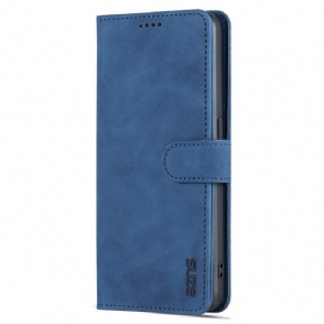 Folio-hoesje voor Oppo Reno 8 Azns Leerstyling