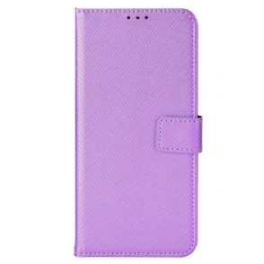 Leren Hoesje voor Oppo Reno 8 Met Ketting Stijlvol Imitatieleer Met Bandjes