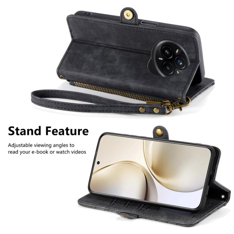 Bescherming Hoesje Realme 14 Pro Plus 5g Portemonnee Met Lijnen