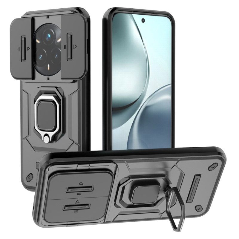 Hoesje Realme 14 Pro Plus 5g Duurzame Ring Met Verschuifbare Camerabeschermer