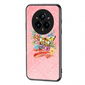 Hoesje Realme 14 Pro Plus 5g Vlinders Van Gehard Glas