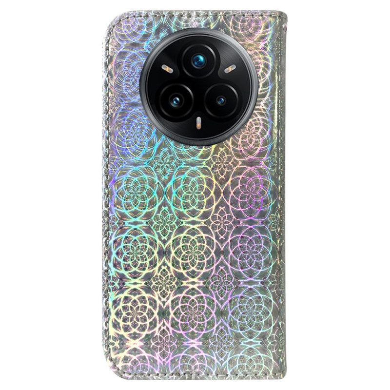 Leren Hoesje Voor Realme 14 Pro Plus 5g Discostijl