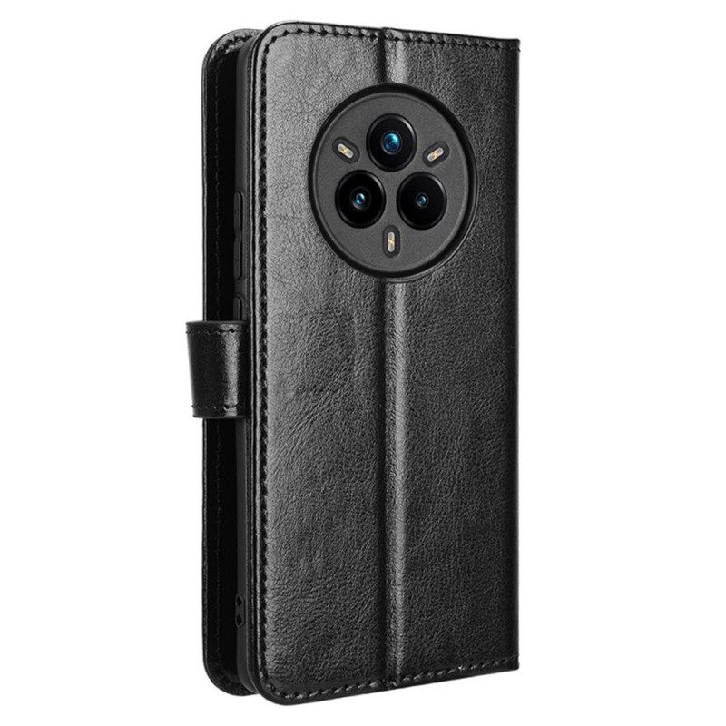 Leren Hoesje Voor Realme 14 Pro Plus 5g Klassiek Kunstleer