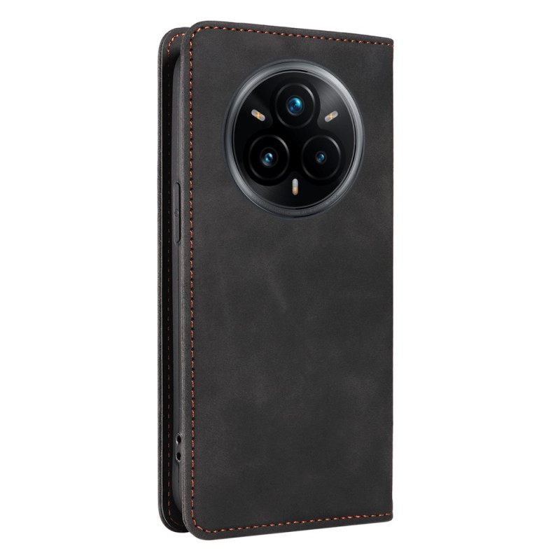 Leren Hoesje Voor Realme 14 Pro Plus 5g Suède-effect Betopnice