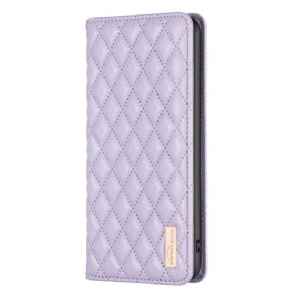 Bescherming Hoesje voor Xiaomi 12 Lite Folio-hoesje Gewatteerde Binfen-kleur