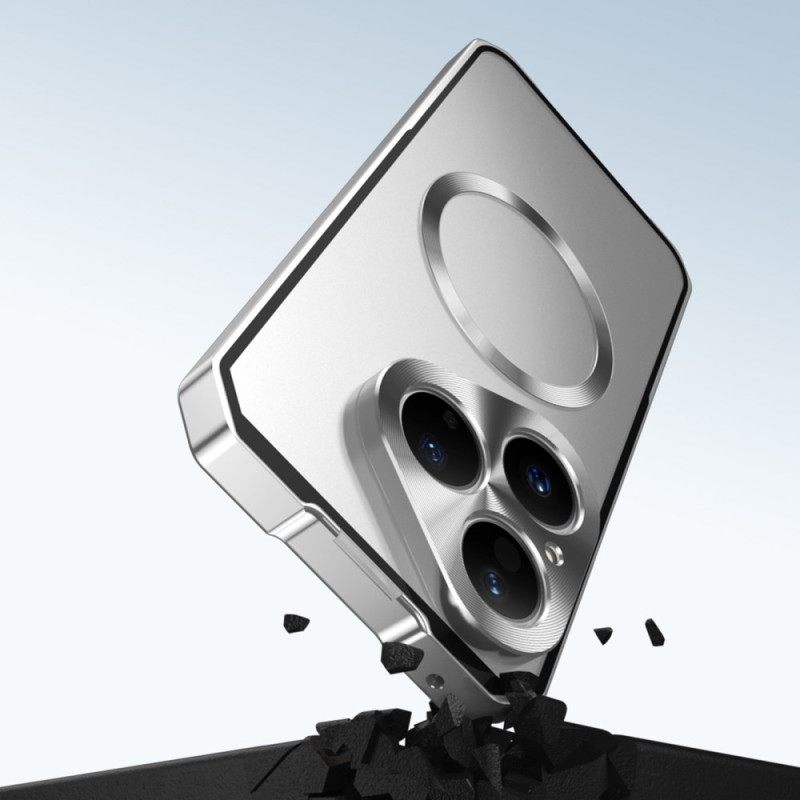 Case Hoesje Huawei Pura 80 Telefoonhoesje Magsafe Met Metalen Frame