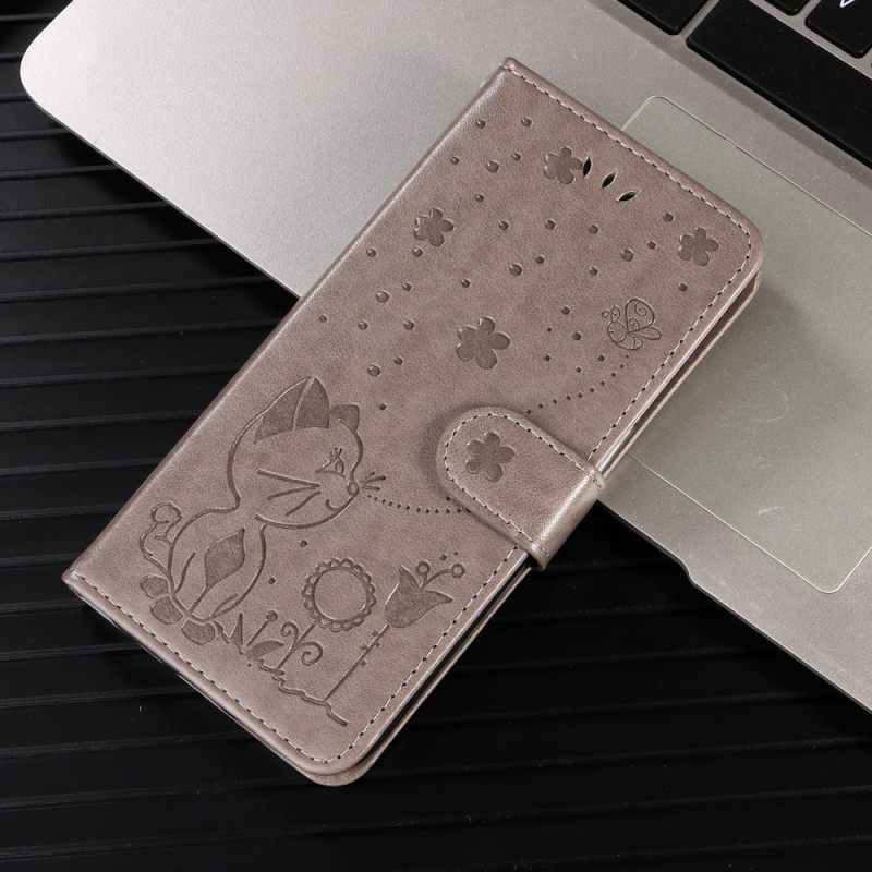 Folio-hoesje Huawei Pura 80 Kat En Bij