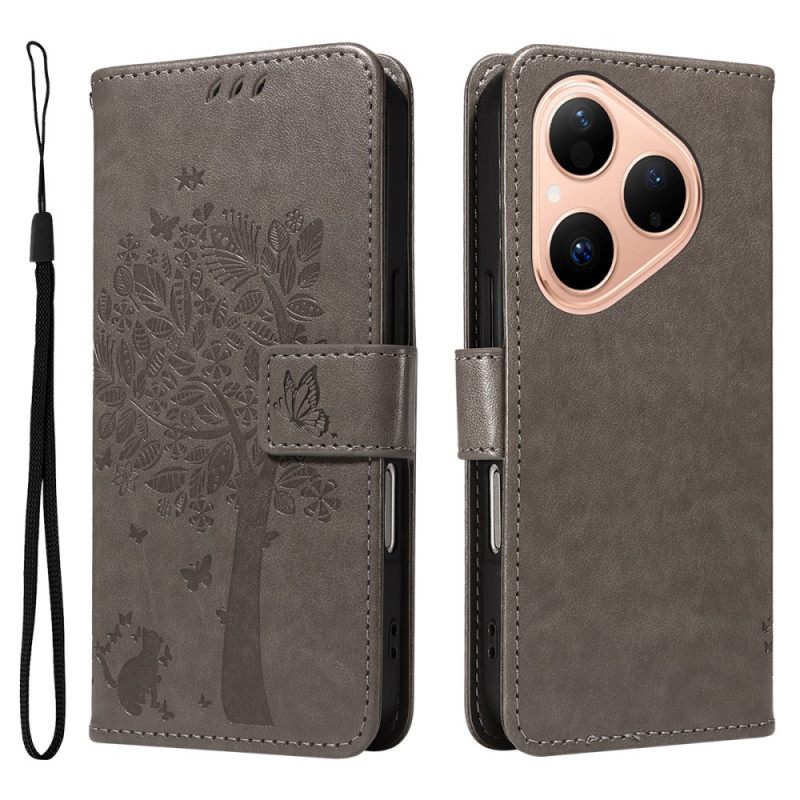 Folio-hoesje Huawei Pura 80 Kat En Boom