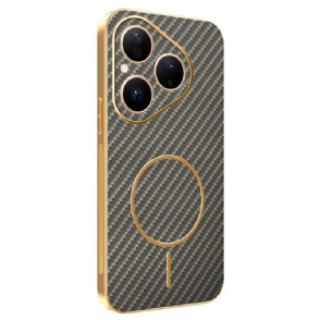 Hoesje Voor Huawei Pura 80 Carbon Fiber Textuur